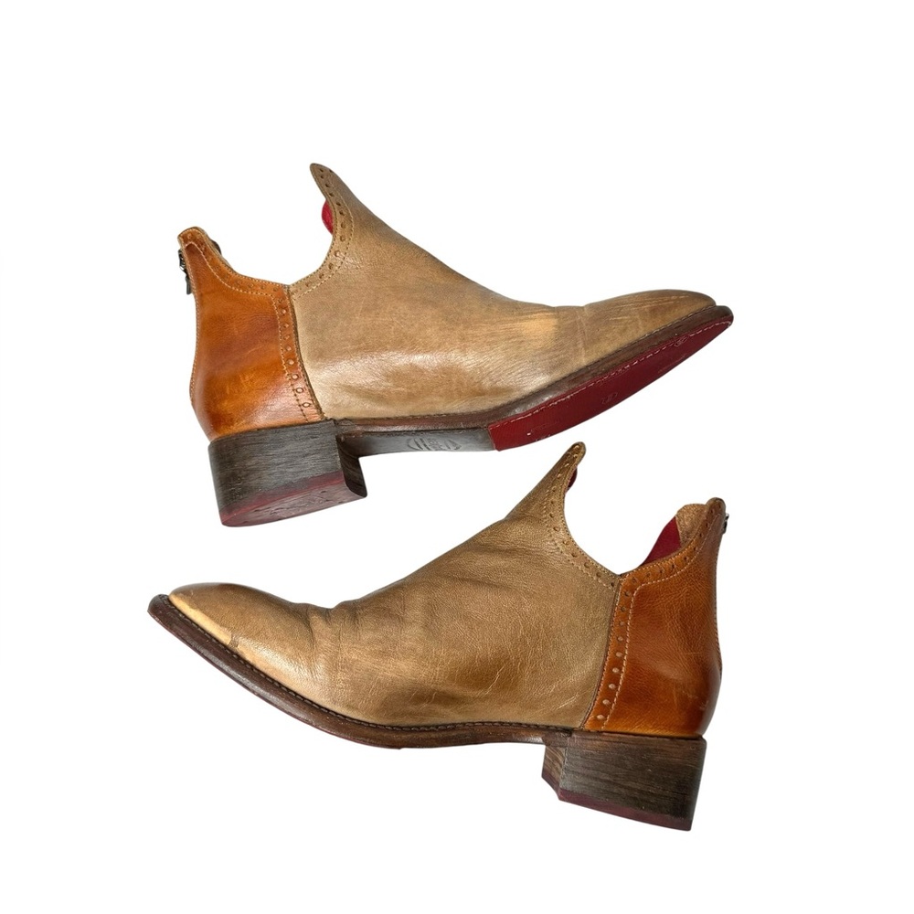 BedStu | Dorella Ankle Boots in Tan Leather 11 - Picture 6 of 12